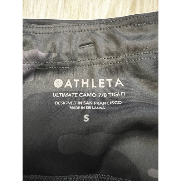 Athleta Lot of 2 Women’s 7/8 Tights Salutation Pocket & Ultimate Camo Size Small - Picture 3 of 11